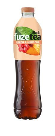 Üdítőital, szénsavmentes, 1,5 l, FUZETEA, barack-hibiszkusz (KHI324V)