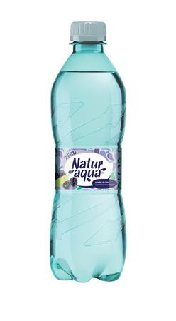 Ásványvíz, ízesített, NATUR AQUA EMOTION, 0,5 l, szeder-lime zero (KHI404V)