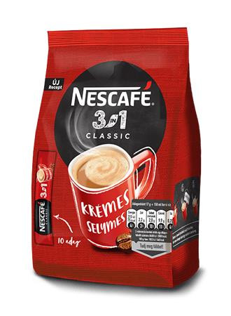 Instant kávé stick, 10x16,5 g, NESCAFÉ, 3in1 Classic (KHK1009)