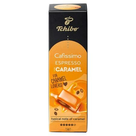 Kávékapszula, 10 db, TCHIBO Cafissimo Espresso Caramel (KHK795)