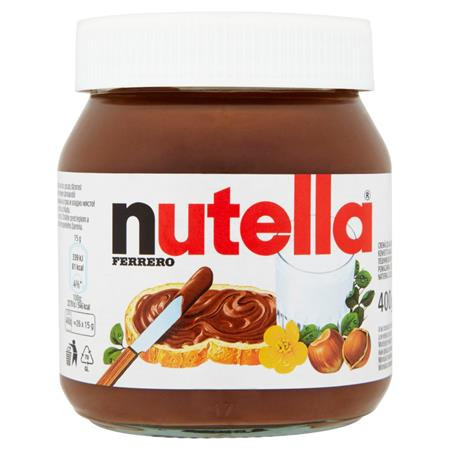 Kakaós mogyorókrém, kenhető, Nutella, 400 g (KHK840)