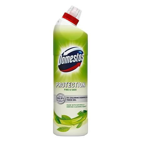 Általános fertőtlenítőszer, klórmentes, 0,7 l, DOMESTOS Protection fenyő-zsálya (KHT1018)