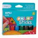 Tempera kréta készlet, APLI Kids Color Sticks, 6 különböző szín (LCA14227)