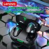 Lenovo XT82 Gamer Bluetooth 5.1 Vezeték Nélküli Fülhallgató Töltőtokkal, Fekete