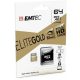 Memóriakártya, microSDXC, 64GB, UHS-I/U1, 85/20 MB/s, adapter, EMTEC Elite Gold (MEMSD64GE)