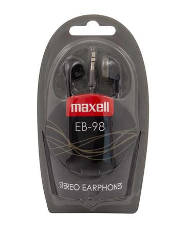 Fülhallgató, MAXELL Ear Buds 98, fekete (MXFEB98B)