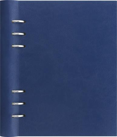 Tervező, naptár és füzet betéttel, A5, FILOFAX Clipbook Classic, kék (NFX023618)