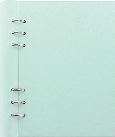 Tervező, naptár és füzet betéttel, A5, FILOFAX Clipbook Classic Pastel, pasztellzöld (NFX023621)