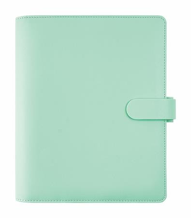 Kalendárium, gyűrűs, betétlapokkal, A5 méret, FILOFAX Saffiano, menta (NFX028802)