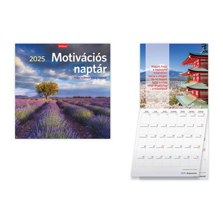 Naptár, fali, TOPTIMER, Motivációs (NKT09823M25)