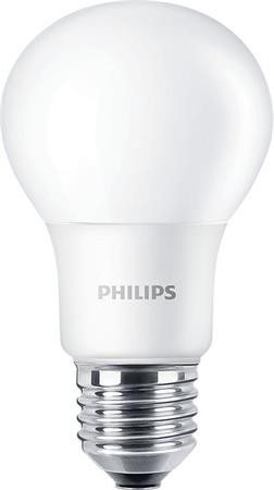 LED izzó, E27, gömb, A60, 5.5W, 470lm, 2700K, PHILIPS CorePro (PLED002)