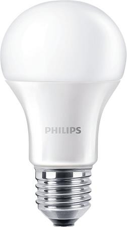 LED izzó, E27, gömb, A60, 12.5W, 1521lm, 6500K, PHILIPS CorePro (PLED013)