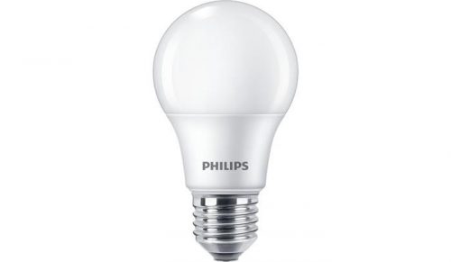 LED izzó E27, gömb, 8W, 806lm, 4000K, A60, PHILIPS CorePro (PLED6308)