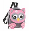 Hátizsák, ovis, PULSE Baby Owl, rózsaszín-szürke bagoly (PLS122040L)