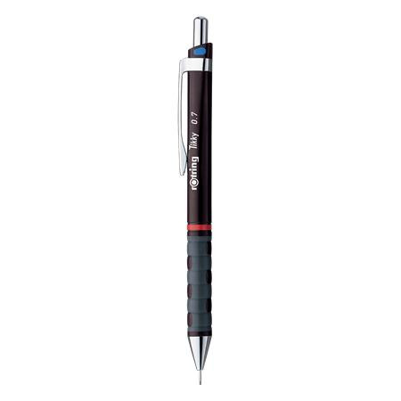 Nyomósirón, 0,7 mm, ROTRING Tikky T, bordó (R1904692)