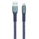 USB kábel, USB - micro USB, 1,2 m, RIVACASE PS6100, szürke (RUK6100G)