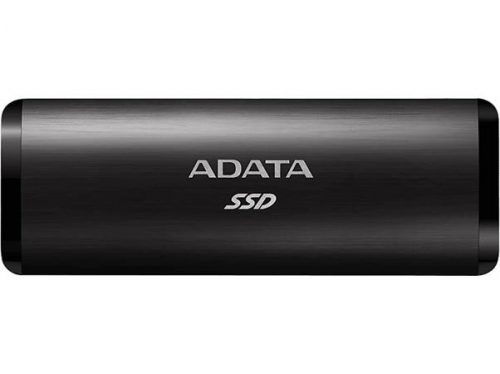 SSD (külső memória), 512GB, USB 3.2, 800/1000MB/s, ADATA SE760, fekete (SA760SE512)