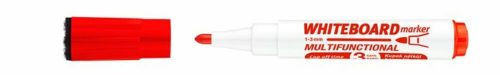 Tábla- és flipchart marker, 1-3 mm, multifunkciós, ICO Markeraser piros (TICMEP)