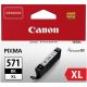 CLI-571XL Tintapatron Pixma MG 5700 Series/6800 Series/7700 Series nyomtatókhoz, CANON, fekete, 11 ml (TJCBCLI571BXL)