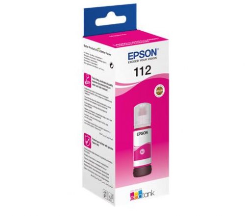 T06C34A Tinta, EcoTank L6550, 6570, 6580 nyomtatókhoz, EPSON, magenta, 70 ml (TJE06C34)