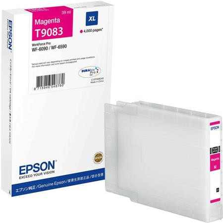 T908340 Tintapatron Workforce Pro WF-6090, WF-6590 nyomtatókhoz, EPSON, magenta, 4k (TJE90834)