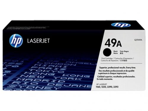 Q5949A Lézertoner LaserJet 1160, 1320, 3390 nyomtatókhoz, HP 49A, fekete, 2,5k (TOHP5949A)