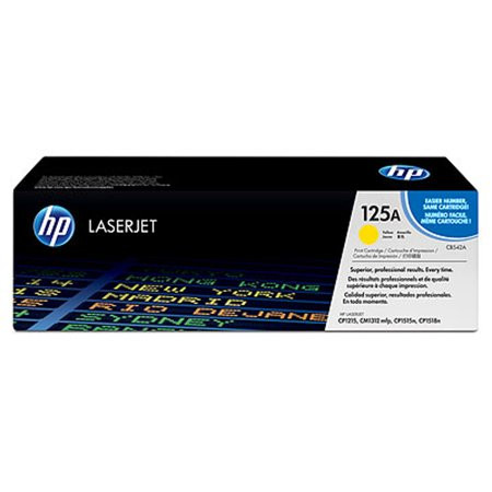 CB542A Lézertoner ColorLaserJet CM1300, CP1210 nyomtatókhoz, HP 125A, sárga, 1,4k (TOHPCB542A)