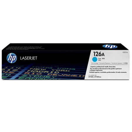 CE311A Lézertoner ColorLaserJet Pro CP1025 nyomtatóhoz, HP 126A, cián, 1k (TOHPCE311A)