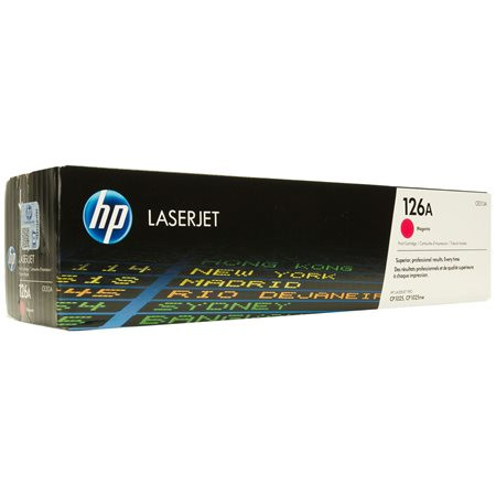 CE313A Lézertoner ColorLaserJet Pro CP1025 nyomtatóhoz, HP 126A, magenta, 1k (TOHPCE313A)