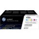 CF252XM Lézertoner multipack Color LaserJet Pro M452, M477 nyomtatókhoz, HP 410X, c+m+y, 3*5k (TOHPCF252XM)