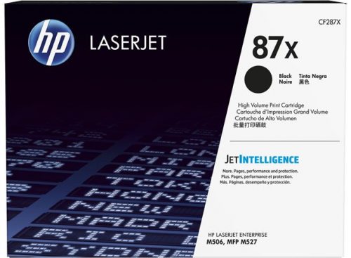 CF287X Lézertoner LaserJet M506, M527 nyomtatókhoz, HP 87X, fekete, 18k (TOHPCF287X)