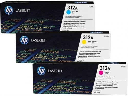 CF440AM Lézertoner multipack LaserJet M476 nyomtatóhoz, HP 312A, c+m+y, 3*2,7k (TOHPCF440AM)