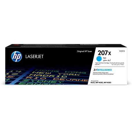 W2211X Lézertoner Color LaserJet Pro M182N, M183FW nyomtatókhoz, HP 207X, cián, 2,45k (TOHPW2211X)