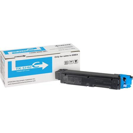 TK5140C Lézertoner P6130cdn, M6030cdn, M6530cdn nyomtatókhoz, KYOCERA, cián, 5k (TOKYTK5140C)