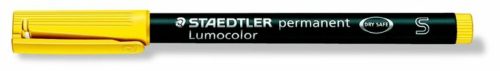 Alkoholos marker, OHP, 0,4 mm, STAEDTLER Lumocolor® 313 S, sárga (TS3131)