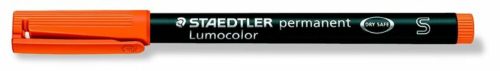 Alkoholos marker, OHP, 0,4 mm, STAEDTLER Lumocolor® 313 S, narancssárga (TS3134)