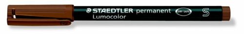 Alkoholos marker, OHP, 0,4 mm, STAEDTLER Lumocolor® 313 S, barna (TS3137)