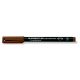 Alkoholos marker, OHP, 0,4 mm, STAEDTLER Lumocolor® 313 S, barna (TS3137)