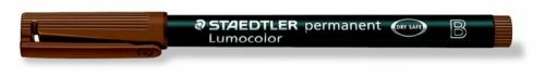 Alkoholos marker, OHP, 1-2,5 mm, STAEDTLER Lumocolor® 314 B, barna (TS3147)