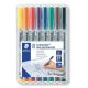 Alkoholmentes marker készlet, OHP, 1 mm, STAEDTLER Lumocolor® 315, 8 különböző szín (TS315WP8)