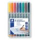 Alkoholmentes marker készlet, OHP, 0,6 mm, STAEDTLER Lumocolor® 316, 8 különböző szín (TS316WP8)