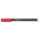 Alkoholos marker, OHP, 1 mm, STAEDTLER Lumocolor® 317 M, piros (TS3172)