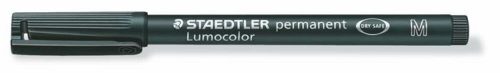 Alkoholos marker, OHP, 1 mm, STAEDTLER Lumocolor® 317 M, fekete (TS3179)