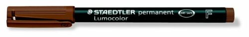 Alkoholos marker, OHP, 0,6 mm, STAEDTLER Lumocolor® 318 F, barna (TS3187)