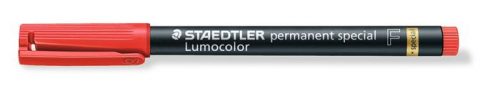 Alkoholos marker, 0,6 mm, STAEDTLER Lumocolor® special 319 F, piros (TS319FP1)