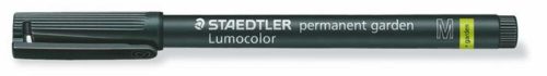 Alkoholos marker, 1 mm, kúpos, STAEDTLER Lumocolor® garden 319 GM, fekete (TS319GMM9)