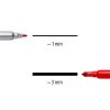 Filctoll készlet, 1-3 mm, kétvégű, kimosható, STAEDTLER Noris® 320, 12 különböző szín (TS320NWP12)