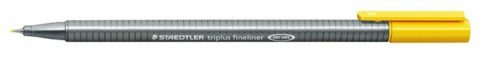 Tűfilc, 0,3 mm, STAEDTLER Triplus 334, sárga (TS3341)