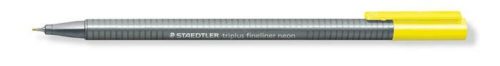 Tűfilc, 0,3 mm, STAEDTLER Triplus 334, neonsárga (TS334101)