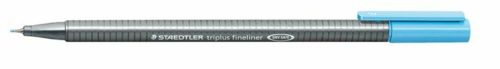 Tűfilc, 0,3 mm, STAEDTLER Triplus 334, vízkék (TS33434)